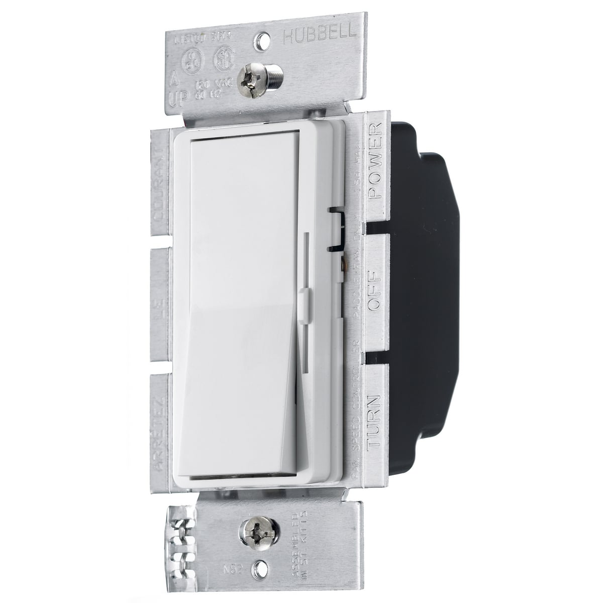 Residential Grade, Motor Speed Control, Toggle Type, Single-Pole, 15A 120V AC