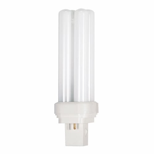 Compact Fluorescent Double Twin 2 Pin Lamp, Designation: FDL28EX/D/PLC 15mm, 28 WTT, T5 Shape, GX32d-3 GX32d-3 Base, 10000 HR, Lumens: 1600 LM Initial, 5000 DEG K Color Temperature, Natural Light 84 CRI, 6-13/16 IN Length