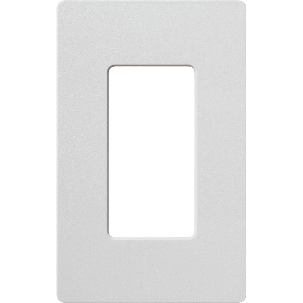 Claro Wallplate, Satin Finish, Single-gang in mist
