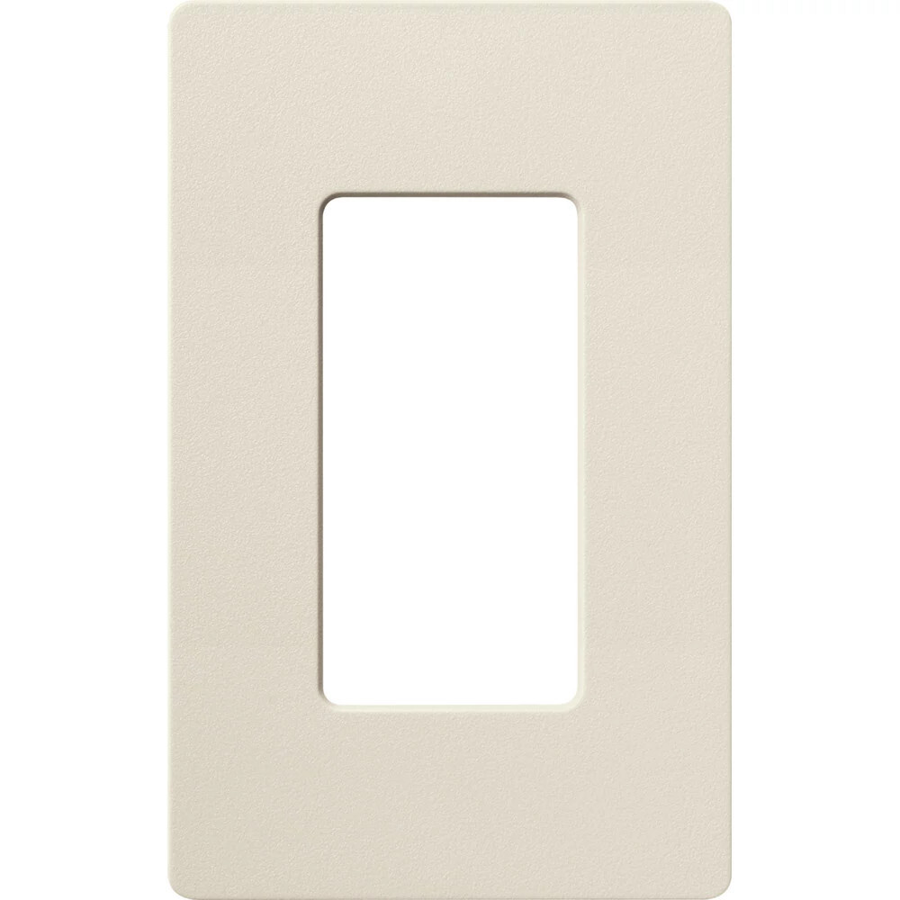 Claro Wallplate, Satin Finish, Single-gang in pumice