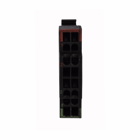 Eaton M22 pushbutton contact block, M22 contact block, 22.5 mm, Front, Spring-cage, Button: Black, 2NC, IP55