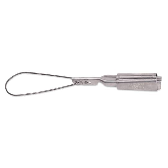Aluminum Service Entrance Wedge Clamp and Slider for Wire Range: 1/0-4 ACSR, 1/0-4 AAAC, 2/0 Str.-2 Sol. Flexible Bail, Color Code Blue