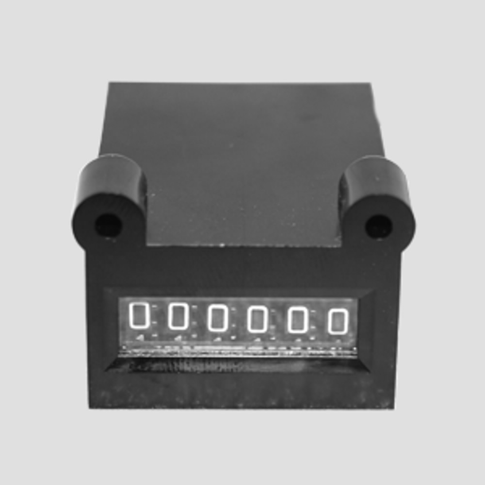 Eaton power pedestal digital electronic meter, Counter with tenth (screw in / black)