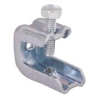 Clamp, Beam, Length 1-11/16 Inch, Height 1-3/8 Inch, Jaw Opening 5/8 Inches, 1/4 Inch-20 Threaded Opening, Malleable Iron