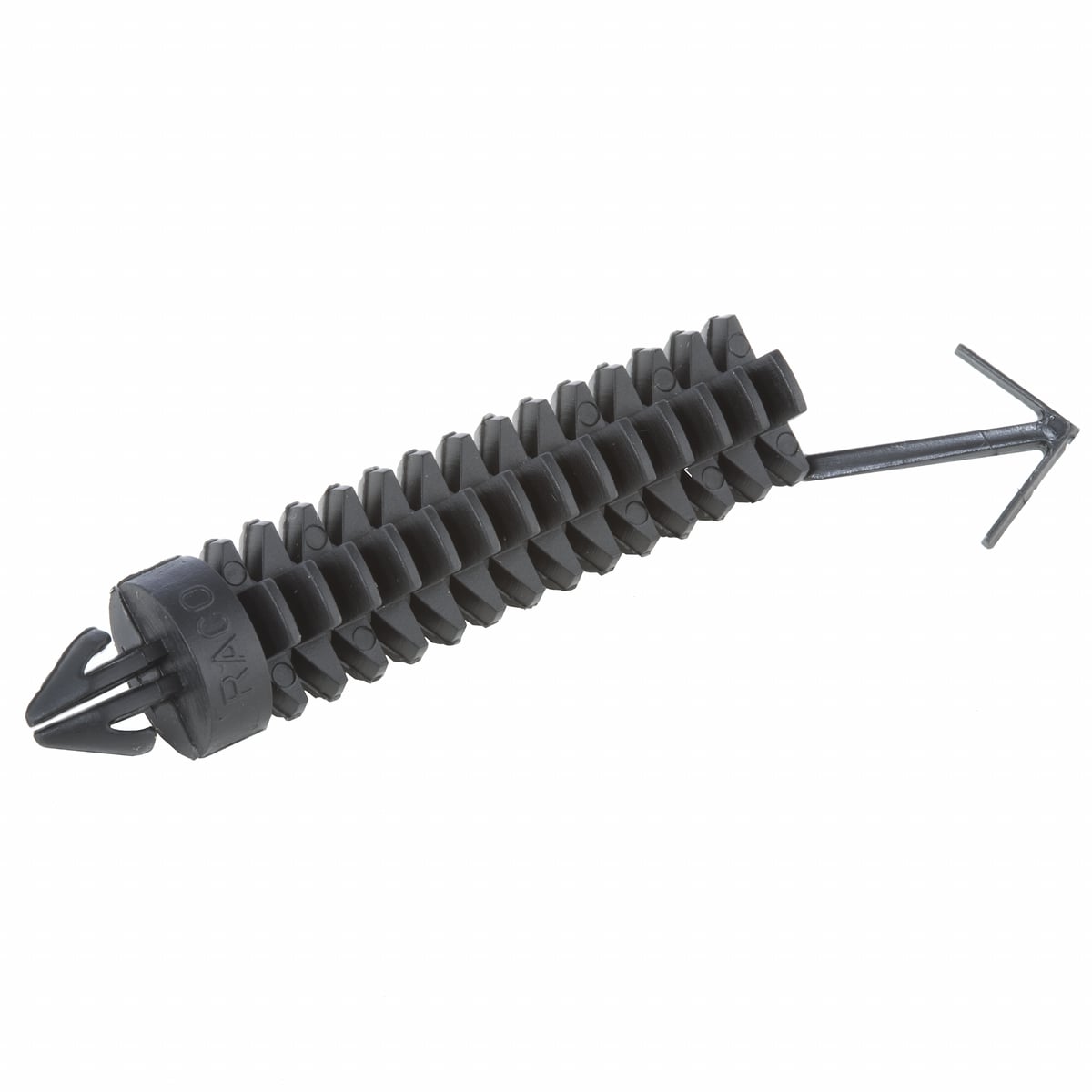 978 Rigid Far Side Support, 1/2 in L x 1/2 in W, Plastic, Black