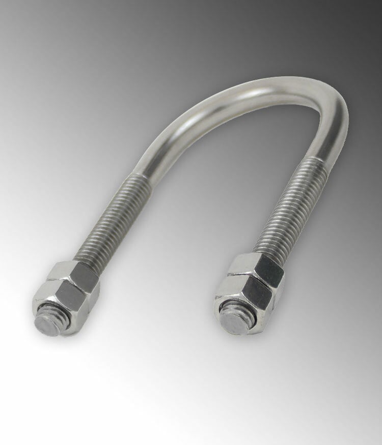 Rigid Stainless Steel 316 U Bolt 1-1/2" Trade Size