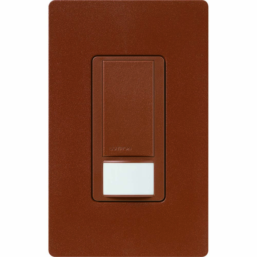 Lutron Maestro Motion Sensor Switch, No Neutral Required, 150W LED, Single Pole, Sienna