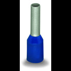Ferrule; Sleeve for 2.5 mm ² / AWG 14; insulated; electro-tin plated; electrolytic copper; gastight crimped; acc. to DIN 46228, Part 4/09.90; blue