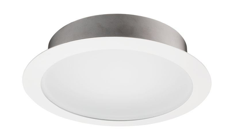 6" Frosted Lens with Reflector Trim