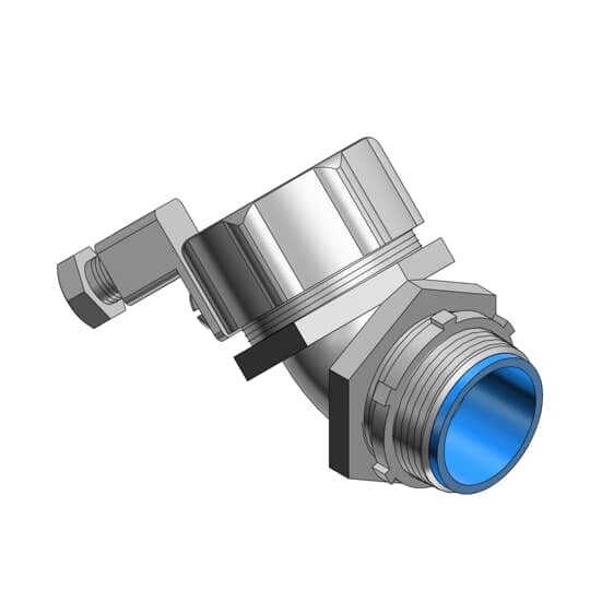 2 Inch 45 Degree Malleable Iron External Bonding Liquidtight Insulated Connector