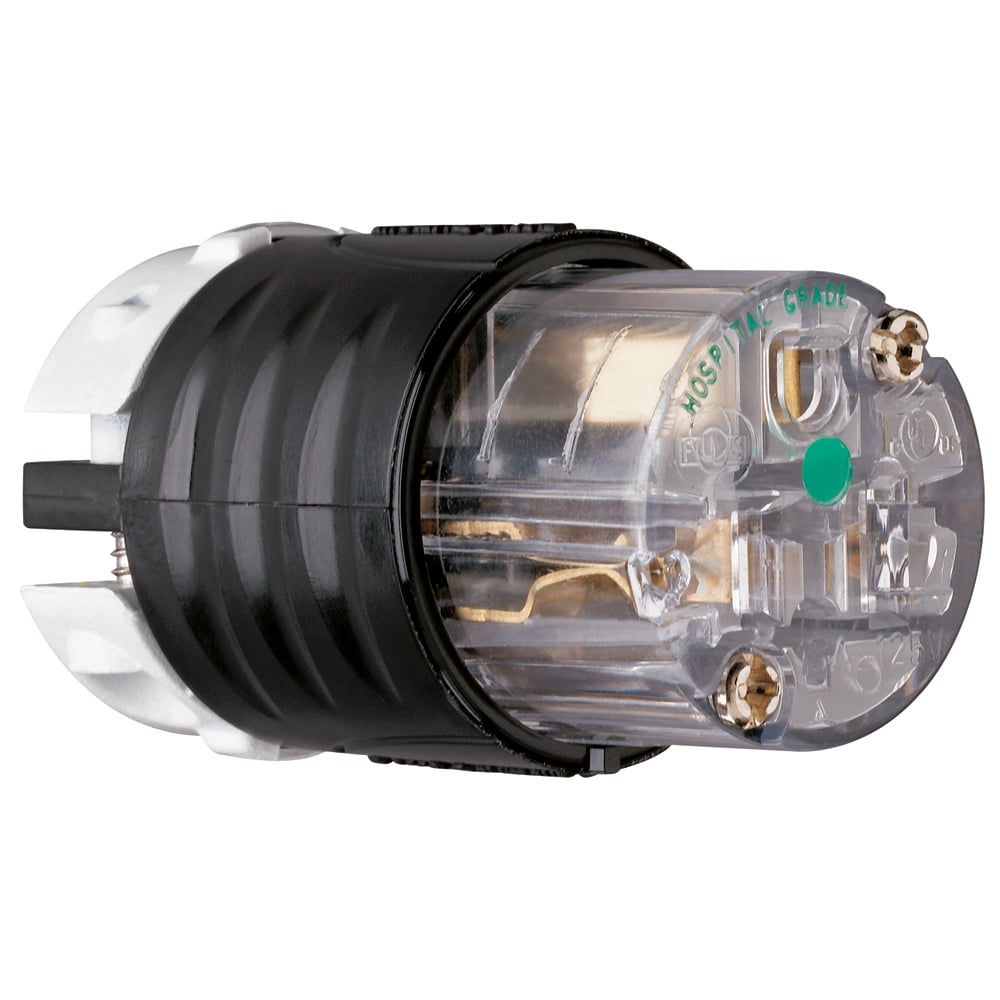 Straight Blade Connector 2pole 3wire 15amp 125volt Hospital Grade