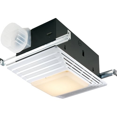 Broan 100 CFM Ventilation Fan with Light, 4.5 Sones