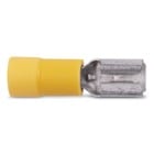 Insulated Vinyl Female - 250 Series Disconnects for Wire Range 12-10, Yellow, Canister