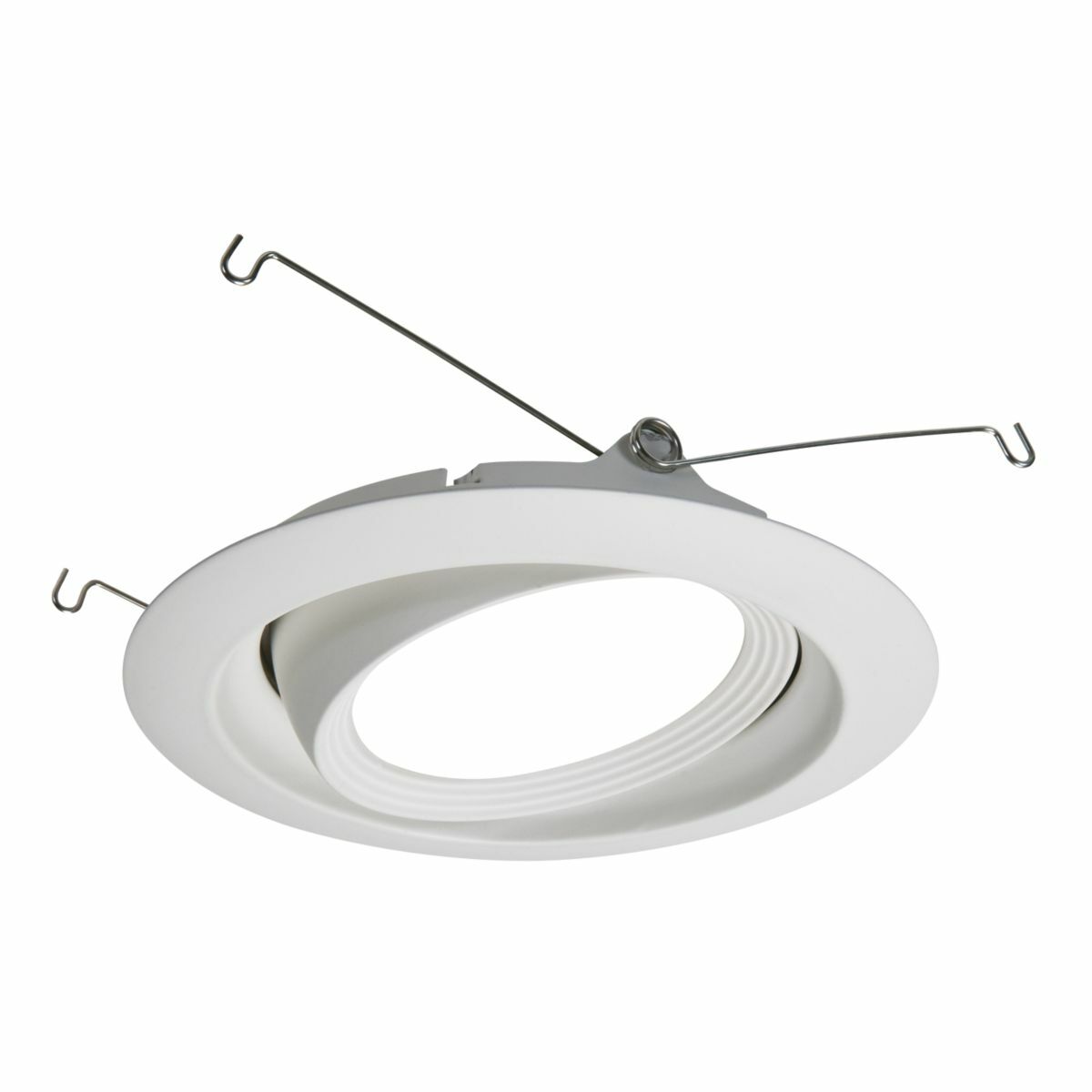 6" Trim, Low Profile Eyeball, White