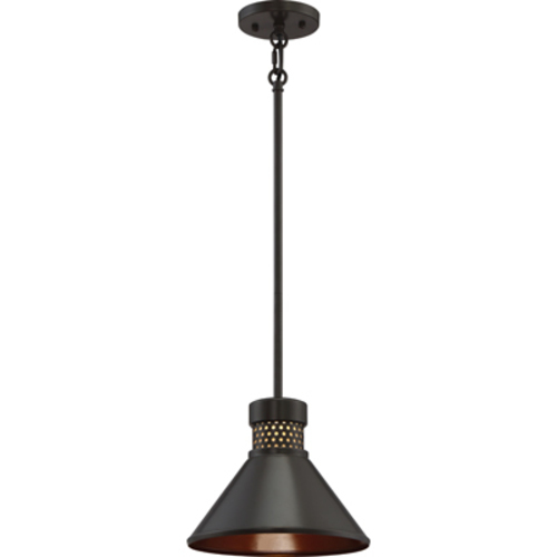 DORAL 1 LT SMALL LED PENDANT FIXTURE BN/WA