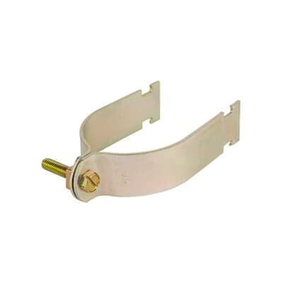 Strap, 12 Gauge, Size 2 Inch, Outer Diameter Size 2.375 Inches, Steel, For Rigid or IMC Conduit, Pipe and Electrical Metal Tubing