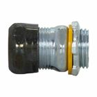 Eaton Crouse-Hinds series raintight compression connector, EMT, Straight, Non-insulated, Steel, Threadless, 1-1/4"