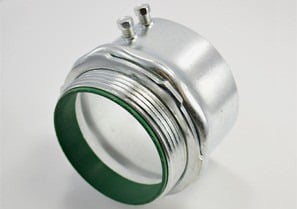 Connector, Set Screw, Steel, Insulated Throat, Size 3 Inch