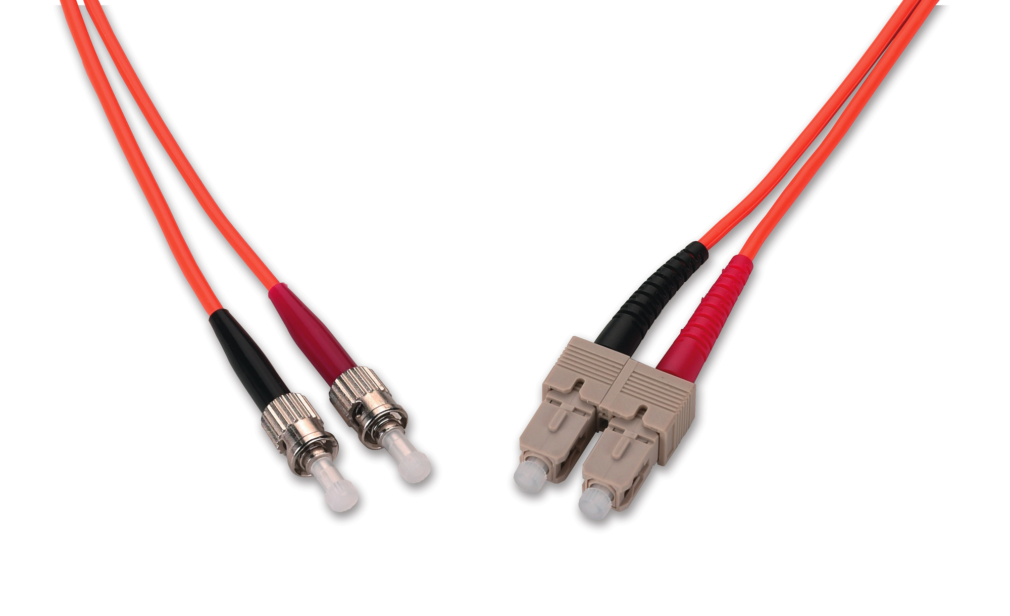 SC to ST Duplex MM 62.5/125 Patch Cord, 1 Meter
