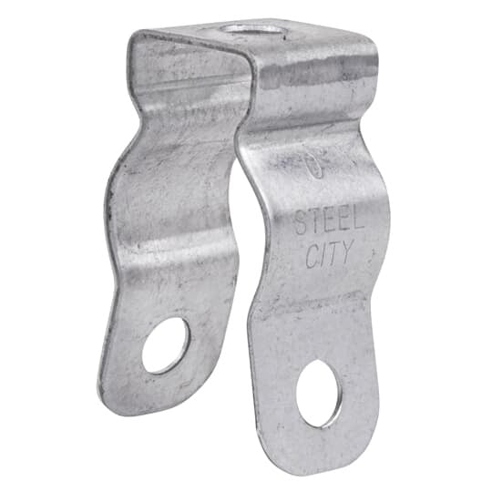 Hanger, Conduit and Pipe, EMT Size 3 Inches, Rigid Conduit or Pipe 3 Inches, Steel, with Bolt