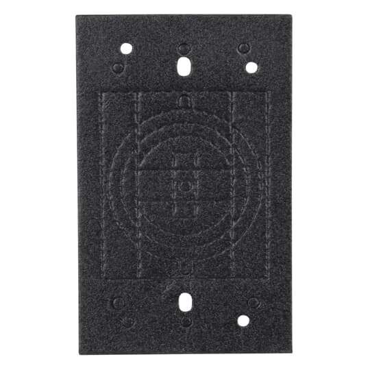 Single Gang Gasket, Black, Neoprene