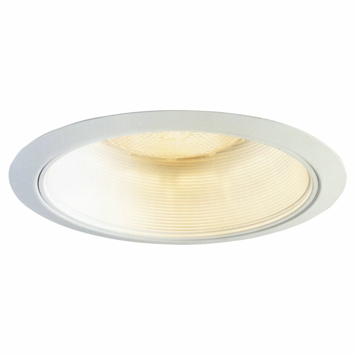 6" Trim Coilex Baffle White Trim with White Baffle
