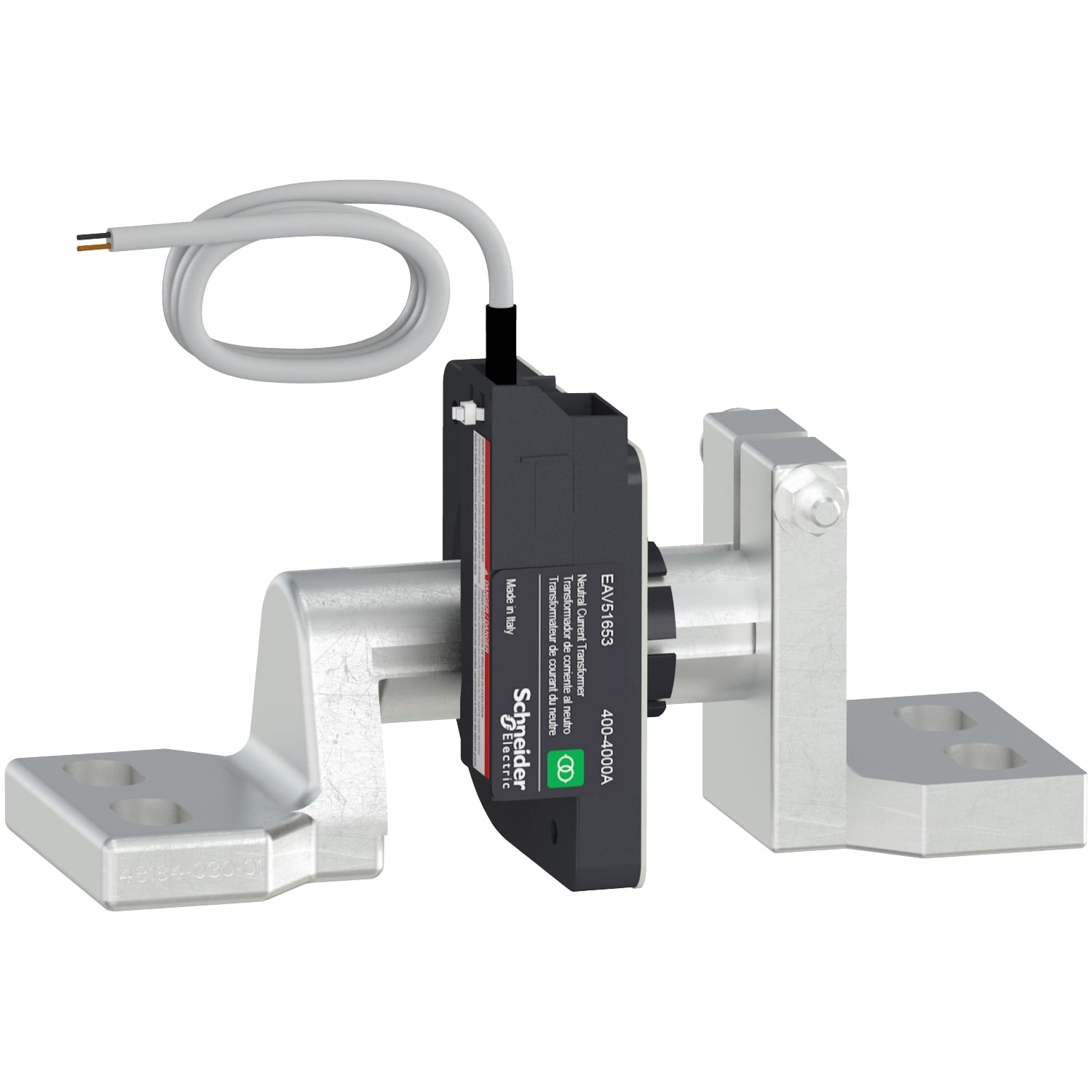 External current sensor, MasterPact MTZ1, neutral and residual earth fault protection, rating 400A-1600A, spare part