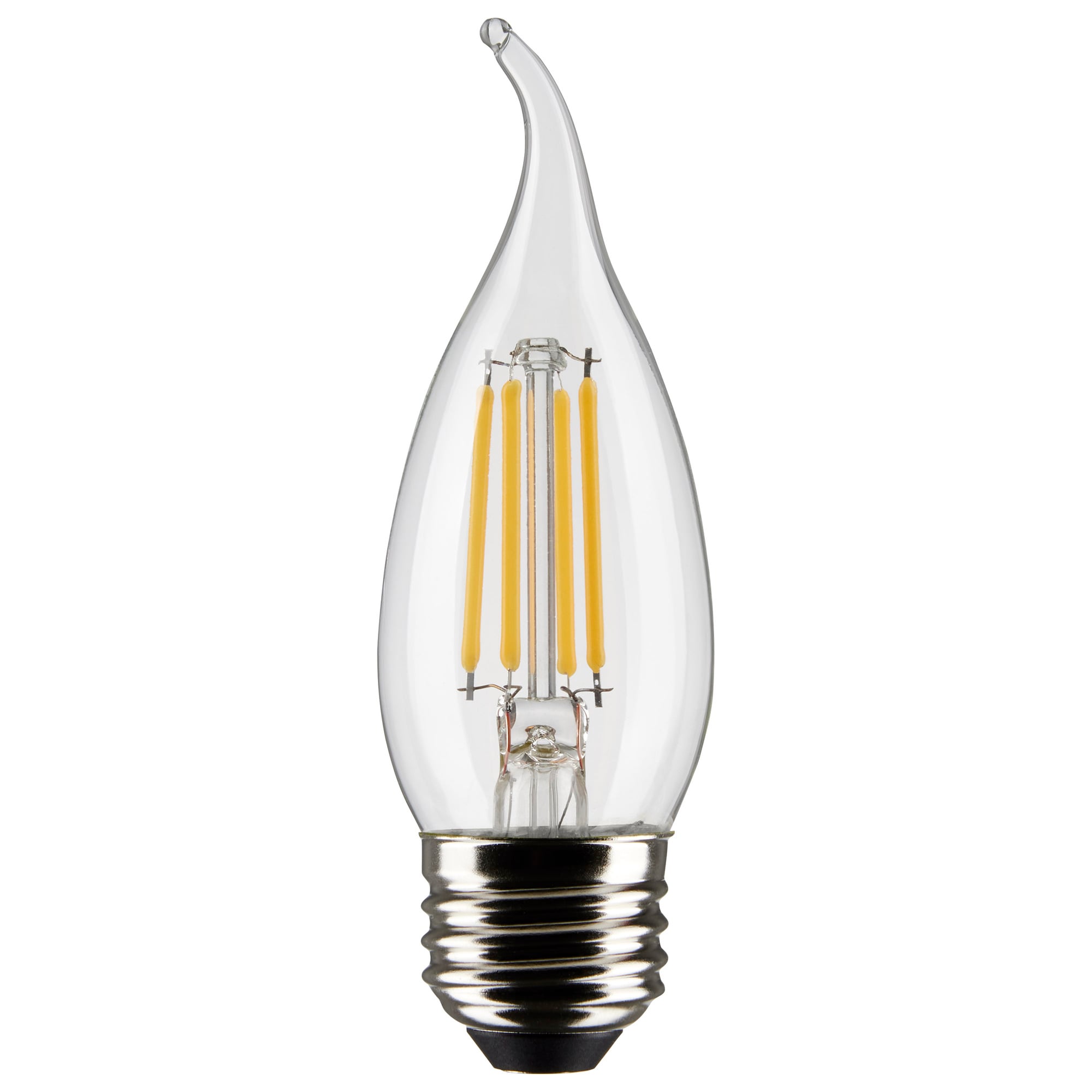 4 Watt CA11 LED Lamp - Clear - Medium Base - 90 CRI - 2700K - 120 Volts
