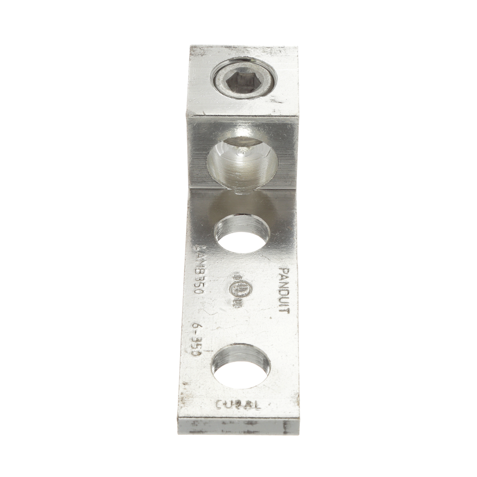 Twohole, aluminum, single barrel lug, type LAMB, NEMA hole sizes