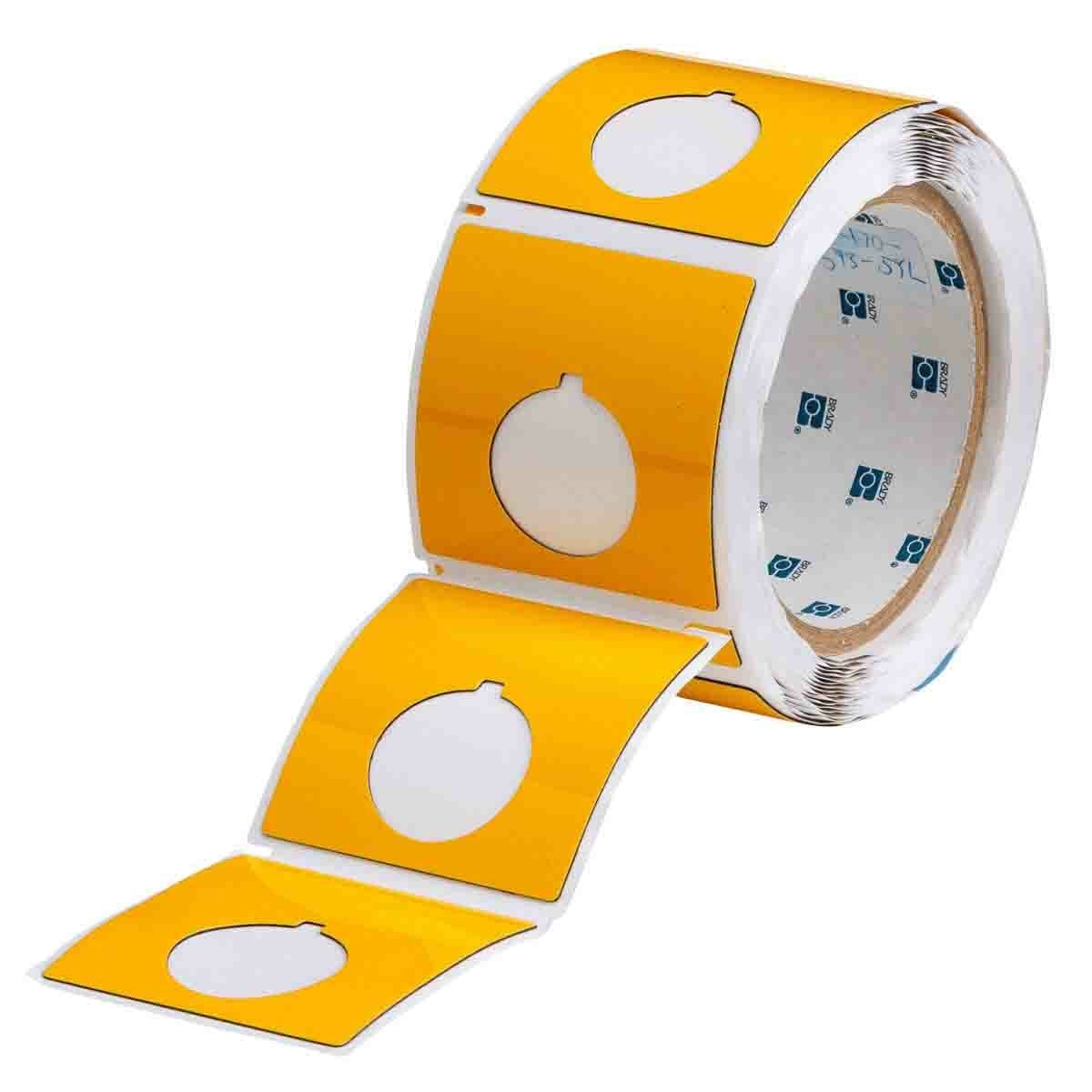 Label Polyester 2.4in x 2.4in YL 500/RL