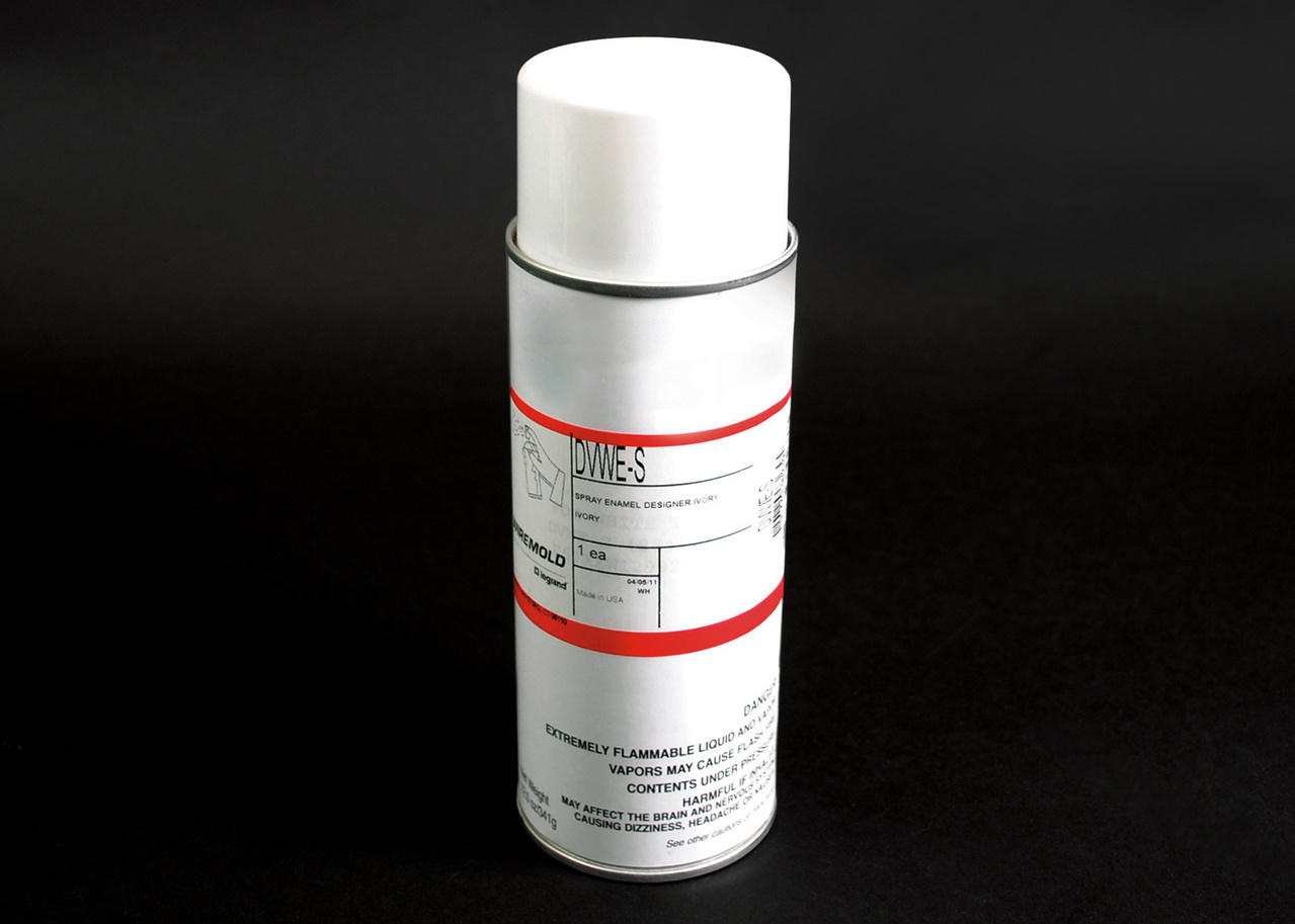Enamel Design Spray Paint; Steel, Fog White