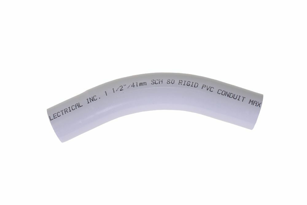 1 1/4"x45D PVC STD ELBOW SPxSP SCH80 SCEPTER/KRALOY