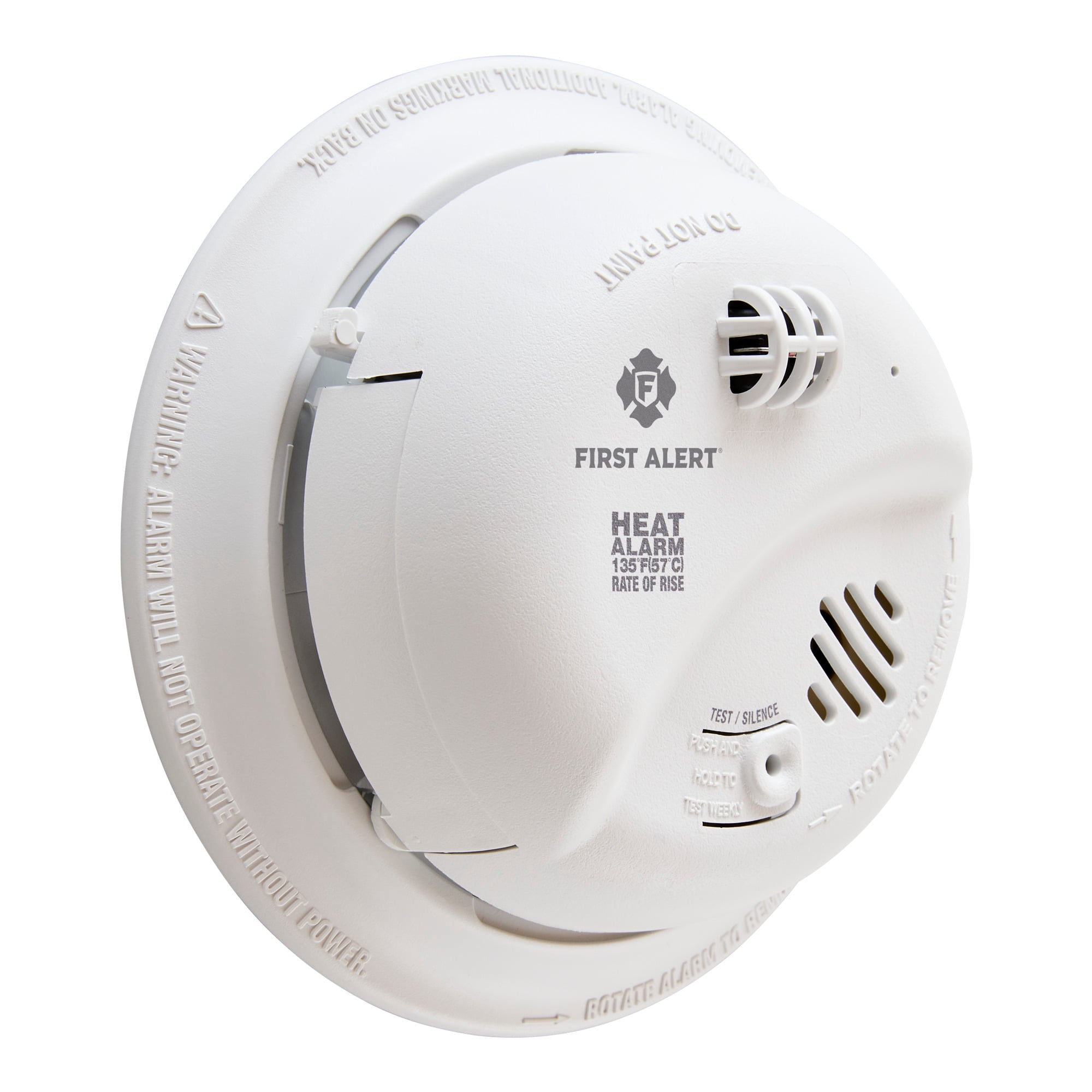 HD6135FB Heat Alarm with 9V Battery Backup, Hardwired