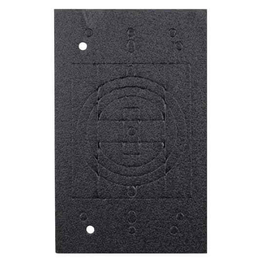 Single Gang Gasket, Black, Neoprene, Pack of 40
