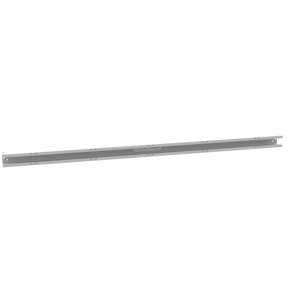 2.5x120x2.5 Screw Cover Wireway Type 1 UL Listed Steel No Knockouts ANSI 61 Gray