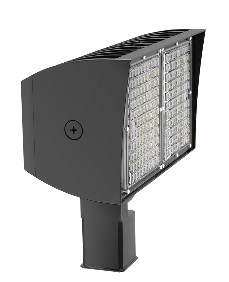 Pip Xl Flood,light 100W, 5000k, LED, 120-277V, Dimmable Slipfitter, Bronze