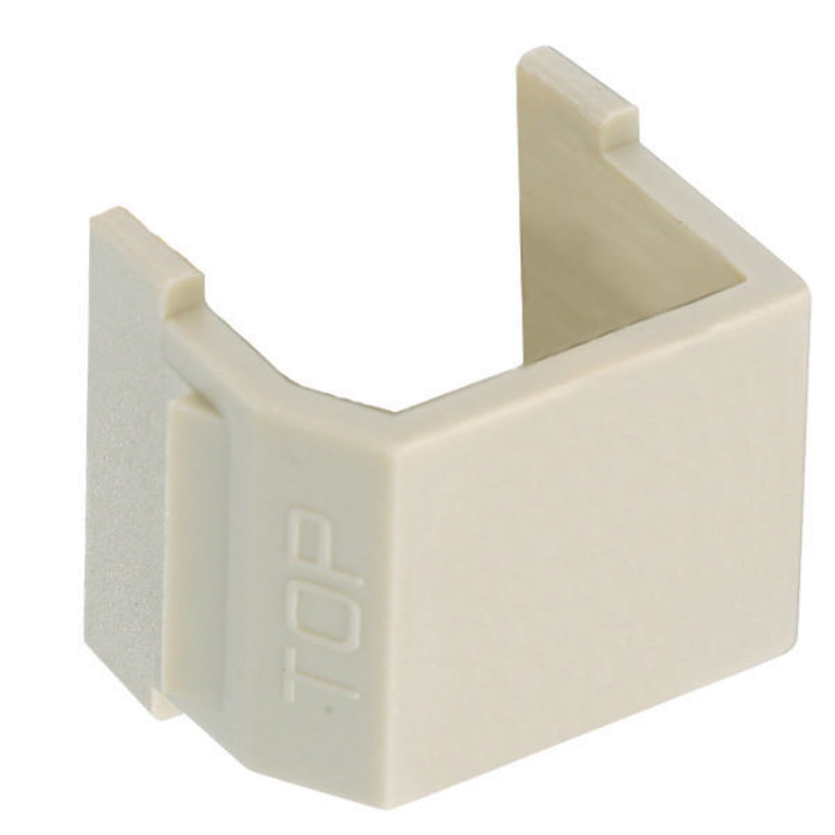 Snap-Fit, Blank, Electric Ivory, 10 Pack