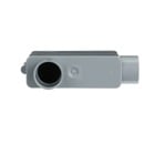 Type LB Conduit Body, Volume 12 Cubic Inches, Size 1 Inch, Length 5-9/32 Inches, Width 1-3/4 Inches, Material PVC, Color Gray, For use with Schedule 40 and 80 Conduit