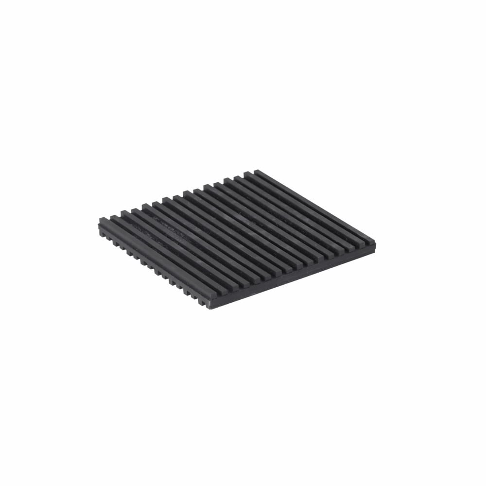 Eaton B-Line series vibration isolation pads, Air conditioner, cooling towers, compressors, fans, 1/8" deflection, 450 lbs load cap, Oil-resistant neoprene, Non-skid, NNP type-ribbed neoprene vibration pad