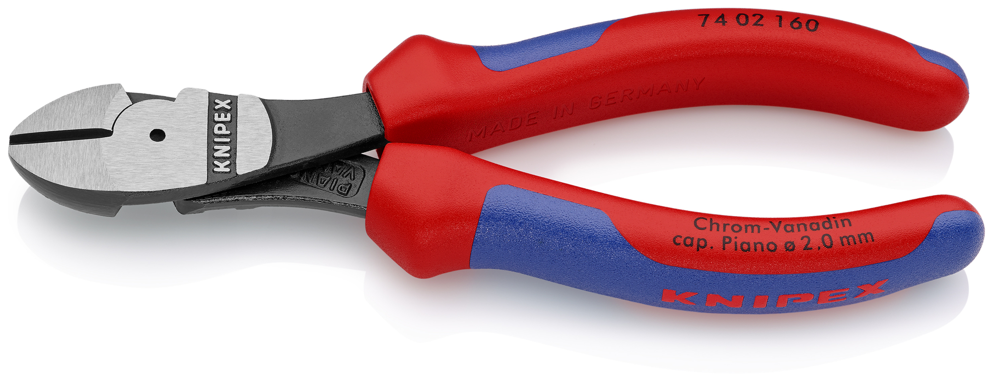 High Leverage Diagonal Cutters, 6 1/4 in., Multi-component, Polished