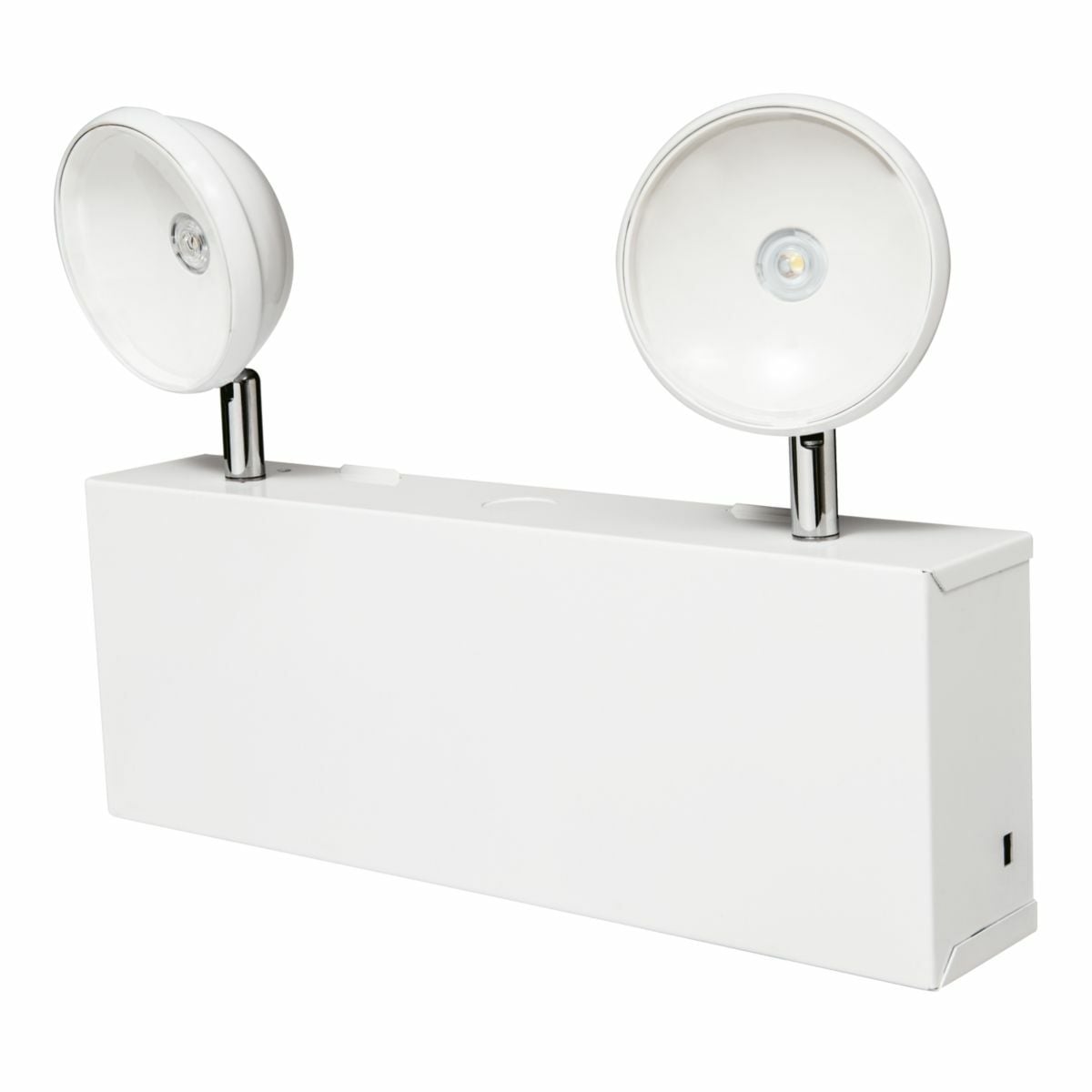 Steel, (2) 300 lumen LED heads, White
