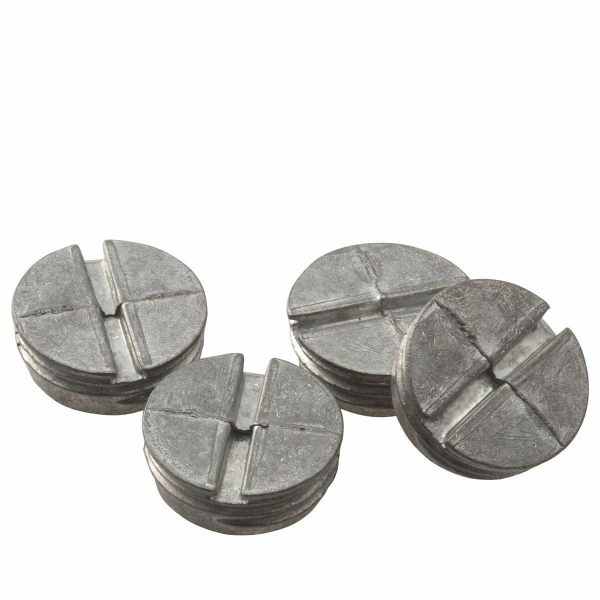 1/2 in. NPT Closure Plugs, Gray, 4-Pack