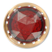 1.375-1.406-Inch Diameter, Pilot Light Jewel, Round, Fits Single Receptacle Hole, Green