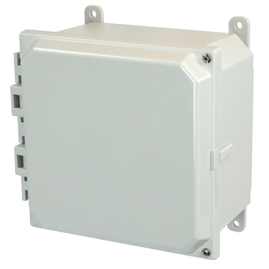 8X8X4 PC ENCL HNG SCR CVR FEET