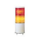 Monolithic precabled tower light, Harmony XVC, plastic, red orange, 40mm, base mounting, steady, IP54, 24V AC DC