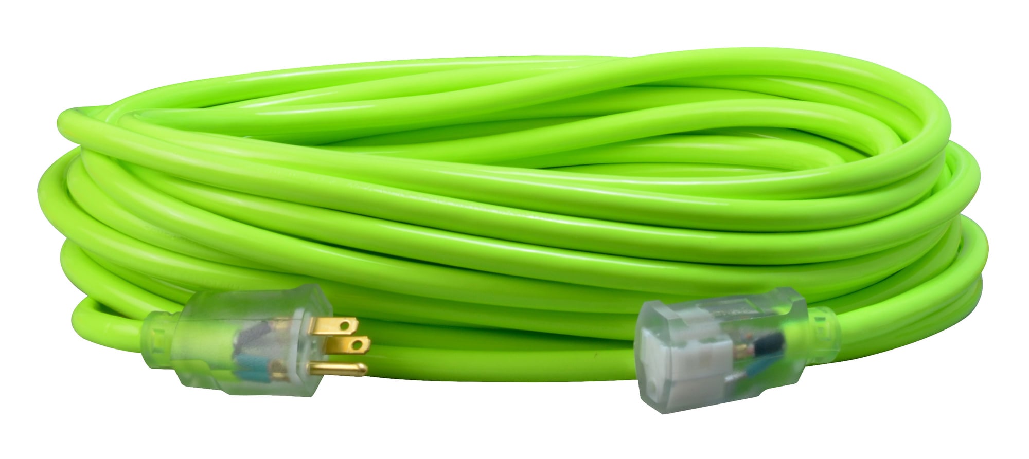 Southwire outdoor extension cords are perfect for a variety of outdoor applications. These cords come in a variety of colors to increase visibility and prevent jobsite loss.