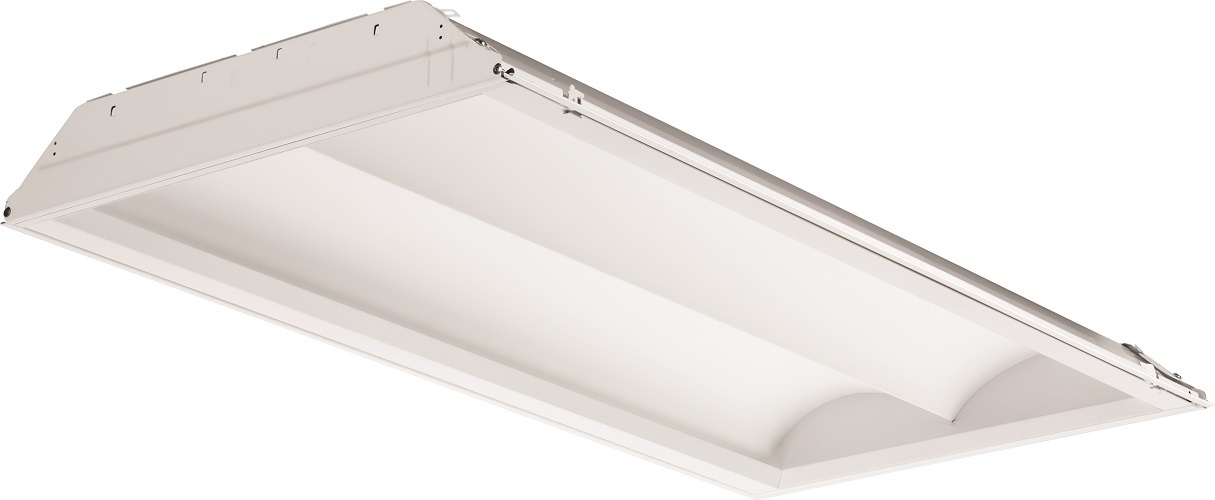 Breez LED recessed indirect, 2x4, Nominal 4800 lumens, eldoLED dimming 1pct, 80+ CRI, 4000K, SKU - 225V4L