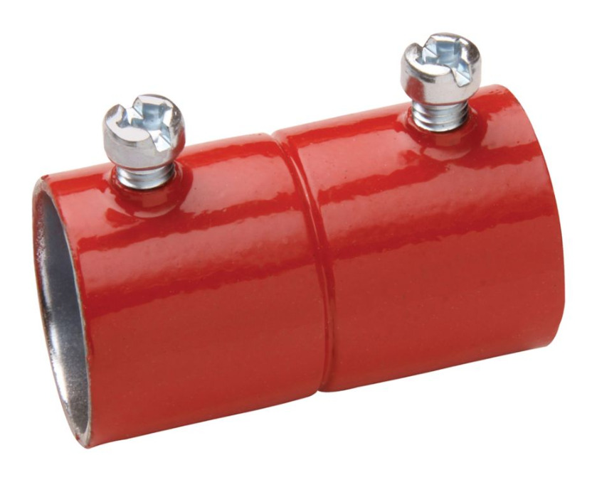 462BLUE Setscrew Conduit Coupling, 1 in, For Use With EMT Conduit, Steel, Painted