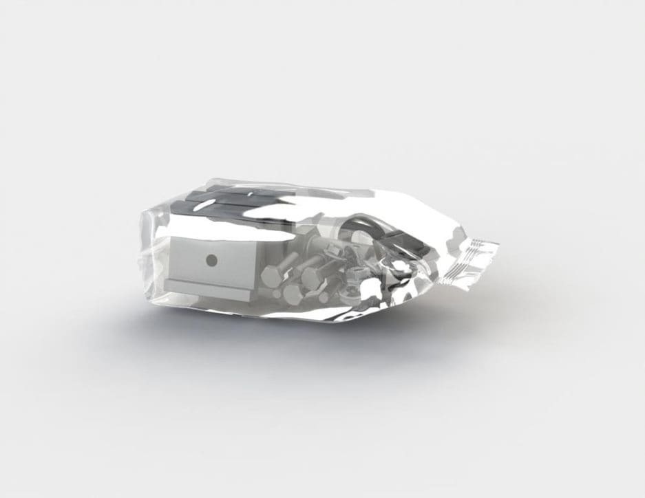 Ground Fixed Tilt Hardware 4-Rail Kit