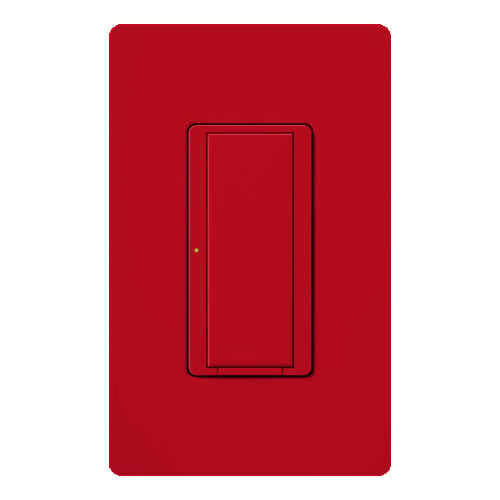 RadioRA 2 Switch, Multi-location/single-pole, neutral required, 120V/8A light or 1/4 HP motor/5.8A motor in hot